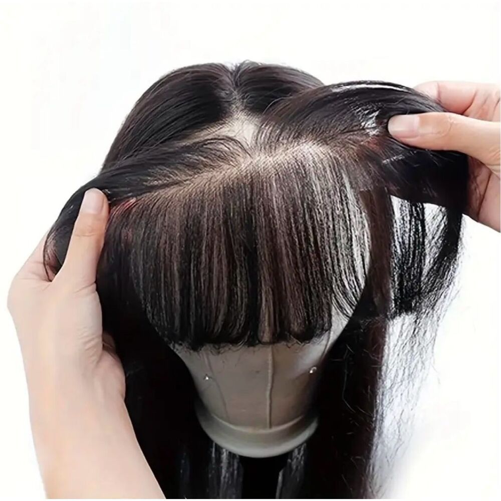 HD Lace Hairline With Baby Hair 6x1 Replacement Forehead Fringe Bangs Air, Fring